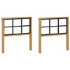 vidaXL Модул с подлакътници 2 pcs Бяло 60 x 6 x 61 см