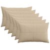 vidaXL Калъфка за възглавница 6 pcs ALMELO Таупе 30 x 50 cm кордурой