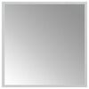 vidaXL LED огледало за баня Прозрачен 50 x 50 cm закалено стъкло