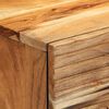 vidaXL Нощен шкаф Кафяво 50 x 33 x 62 см Масивна акациева дървесина