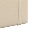 vidaXL Висяща табла Монтиране на стена Крем 150 x 55 x 5 см текстил