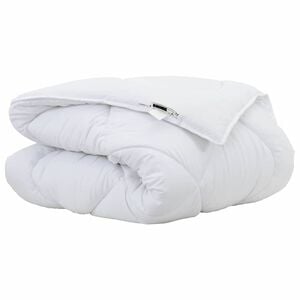 vidaXL Зимен юрган Бяло 200 x 135 x 5 см Полиестер
