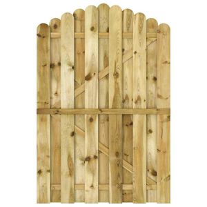 vidaXL Градинска порта, импрегниран бор, 100x150 см