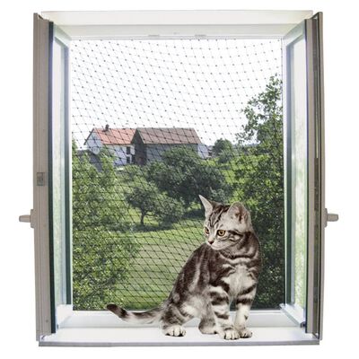 Kerbl Предпазна мрежа за котки, 4x3 м, прозрачна