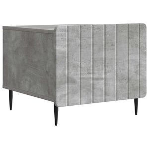 vidaXL Масичка за кафе с чекмедже Бетонно сиво 49 x 50 x 42 см