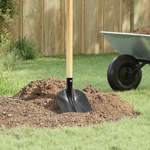 vidaXL Глава на лопата 4 pcs Черно 34,5 x 24 см