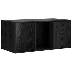 vidaXL Мебел за котешка клетка Черен дъб 100 x 49 x 45 см