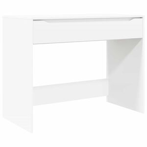vidaXL Бюро с чекмедже Бял 100 x 50 x 78 см Инженерен дървен материал
