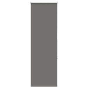vidaXL Ролкова щора Blackout Сив 40x130 cm Ширина на плата 35,7 cm