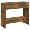 vidaXL Конзолна маса, опушен дъб, 90x36x75 см, инженерно дърво
