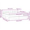 vidaXL Box Spring легло с матраци Светло сиво 180x210 cm кадифе