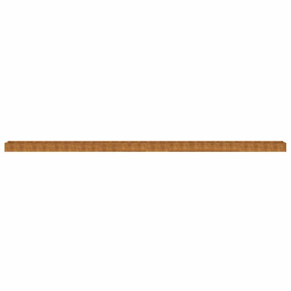 vidaXL Градинска повдигната леха 1152x50x36 см кортенова стомана