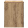 vidaXL Нощно шкафче, дъб артизан, 40x30x40 см, инженерно дърво