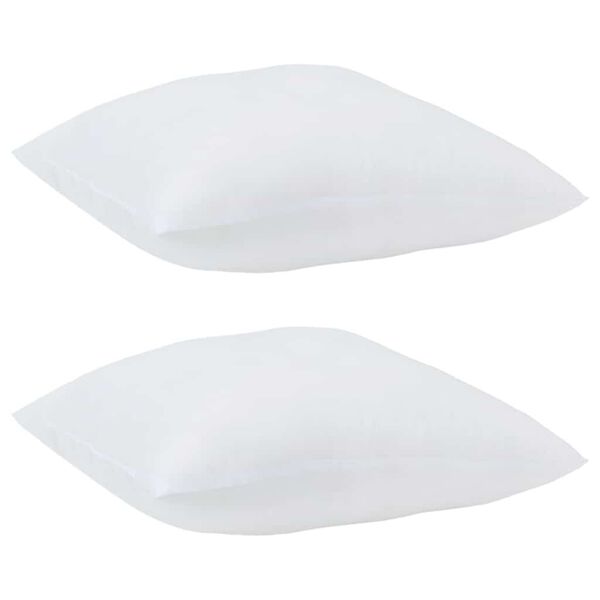 vidaXL Дюна с Възглавници с възглавница 3 pcs Бяло Микрофибър и пух