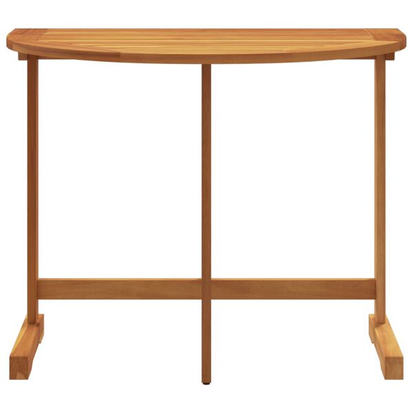 vidaXL Сгъваем градински трапезен комплект от 3 части, масивна акация