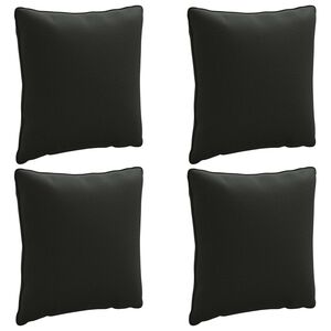 vidaXL 4-частова задна възглавница PUTTEN 4 pcs 100% полиестер Черно