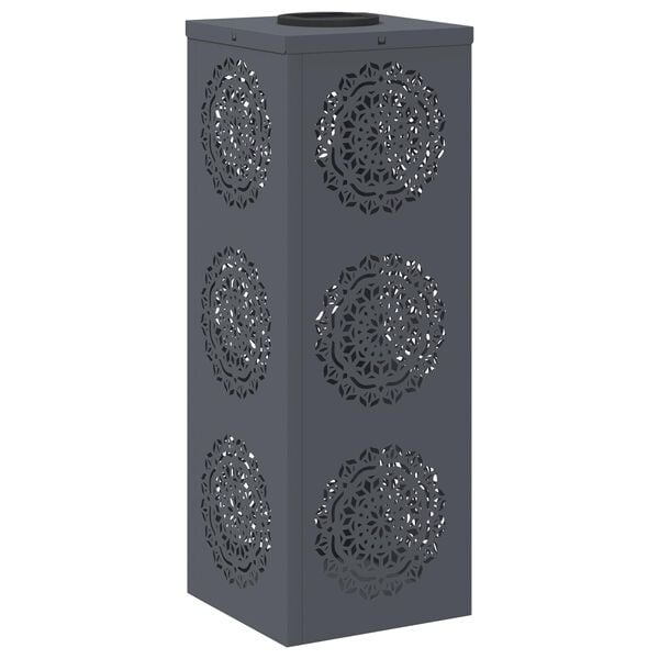 vidaXL Соларна LED светлина за пътека 2 pcs Антрацит