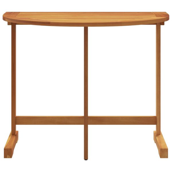 vidaXL Сгъваема балконска маса 90x60x72 см масивна акация