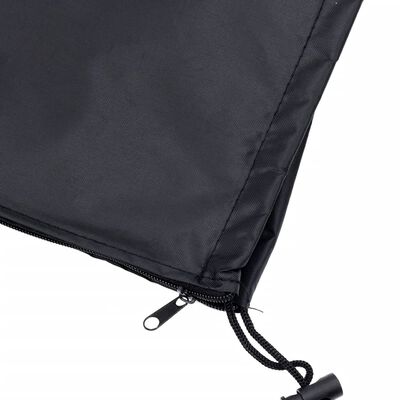 vidaXL Покривало за градински чадър черно 240x57/57 см 420D Оксфорд