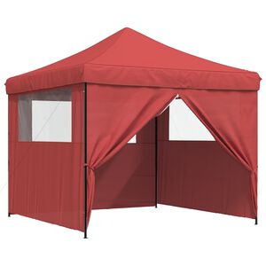 vidaXL Парти шатър 292 x 292 x 315 см Бургундско червен