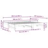 vidaXL Разтегателно дневно легло, 2x(80x200) см, бор масив