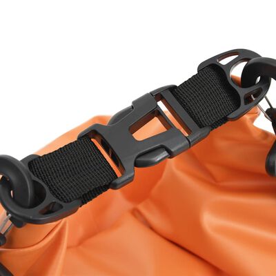vidaXL Суха торба, оранжева, 15 л, PVC
