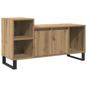 vidaXL ТВ шкаф, дъб артизан, 100x35x55 см, инженерно дърво
