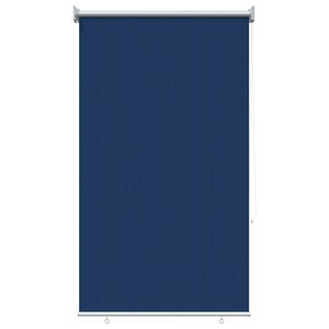 vidaXL Външна ролетна щора с блокировка на UV 90% Синьо 80 x 140 cm