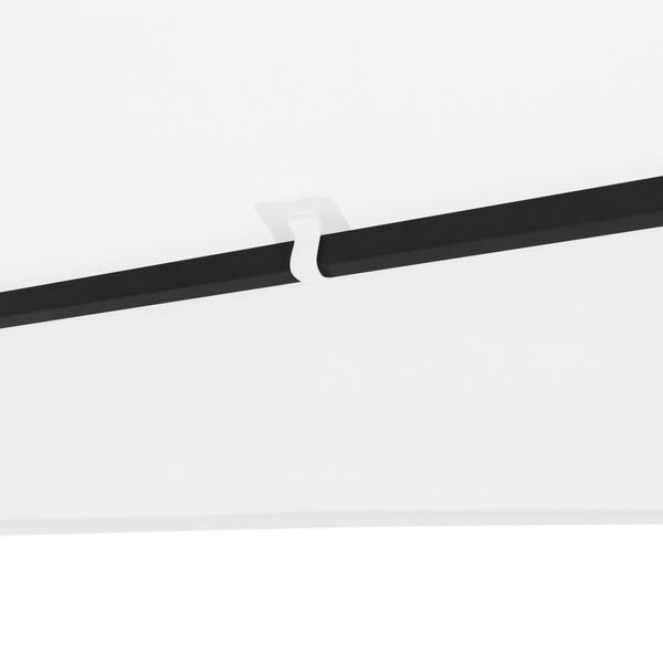 vidaXL Градинска беседка, 323x275x265 см, бяла, 180 г/м&sup2;