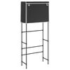 vidaXL 2-етажен стелаж за над пералня черен 71x29,5x170,5 см желязо