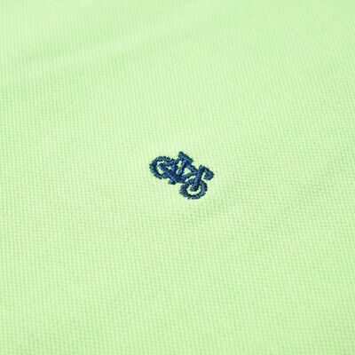 Детска поло тениска, неоново зелена, 92