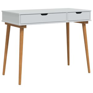 vidaxl Тоалетка FAUSKE Бяло 100 x 50 x 78 см