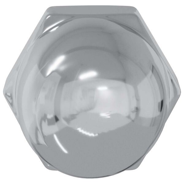 vidaXL Гайка 12 pcs Сребрист M6 x 10 мм Желязо