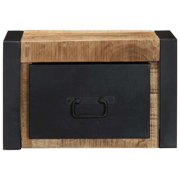 vidaXL Нощни шкафчета 2 бр. 40x35x25 cm Масивна груба дървесина Манго