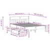 vidaXL Рамка за легло без матрак, 140x200 см, масивна чамова дървесина