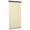 vidaXL Вертикална тента за балкон, 125x250 см, кремава