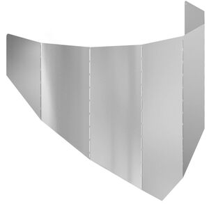 vidaXL Ограда за трева 100 x 45 cm Стомана Сребристо