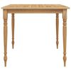 vidaXL Градински трапезен комплект, 5 части, тиково дърво масив