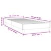 vidaXL Box Spring легло без матрак Тъмно синьо 80x220 cm кадифе
