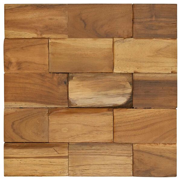 vidaXL Стол за съхранение Кафяво 40 x 40 x 45 cm Солидно тиково дърво