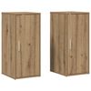vidaXL Шкафове за обувки 2 бр дъб артизан 32x35x70 см инж. дървесина