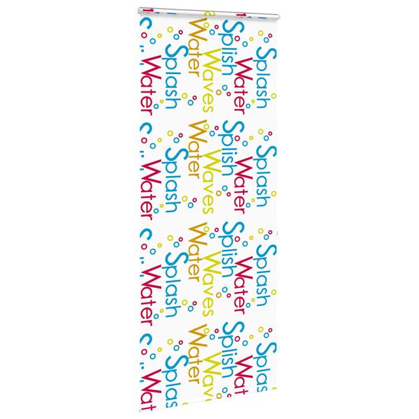 vidaXL Ролетна щора за душ с касета 90x240 см Ширина на плата 86 см