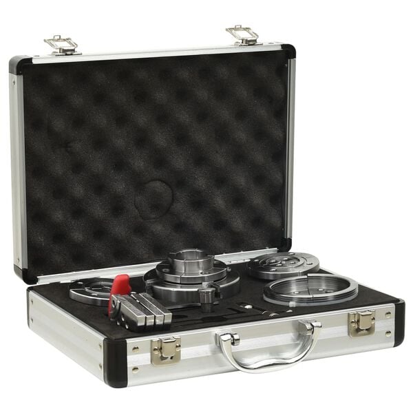 vidaXL Комплект самоцентриращи патронници за дърво за 95 мм стомана