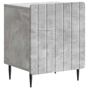 vidaXL Нощен шкаф Бетонно сиво 43 x 34,5 x 52 см Инженерна дървесина