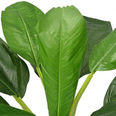 vidaXL Изкуствено растение банан със саксия, 150 см, зелено