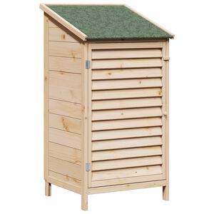 vidaXL Градина постройка Натурално 59,5 x 56 x 113,5 cm