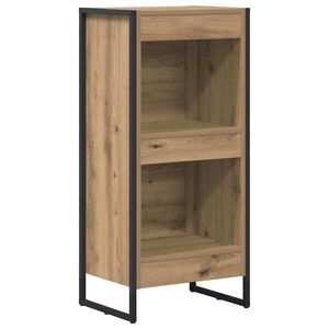 vidaXL Шкаф за книги 40 x 30 x 86,5 см Инженерна дървесина Дъб Артизан