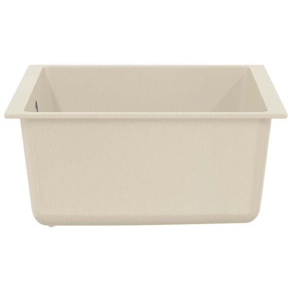 vidaXL Мивка Бежово 430 x 460 мм 80% Кварц и 20% Смола