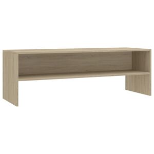 vidaXL ТВ шкаф, дъб сонома, 120x40x40 см, инженерно дърво