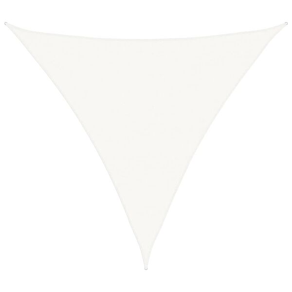 vidaXL Платно-сенник, 160 г/м&sup2;, бяло, 6x6x6 м, HDPE